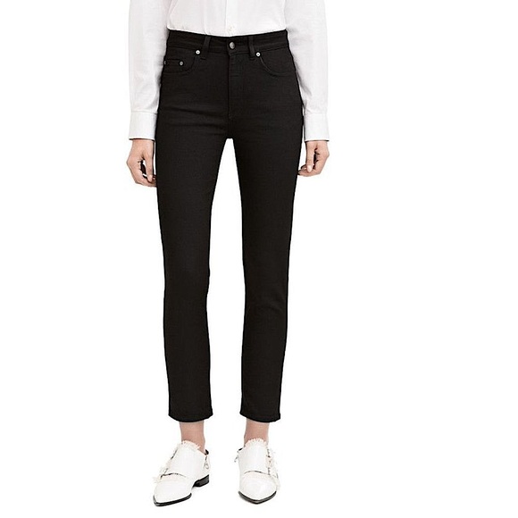 ACNE STUDIOS Patti Stay Black Denim Jeans - Picture 1 of 9